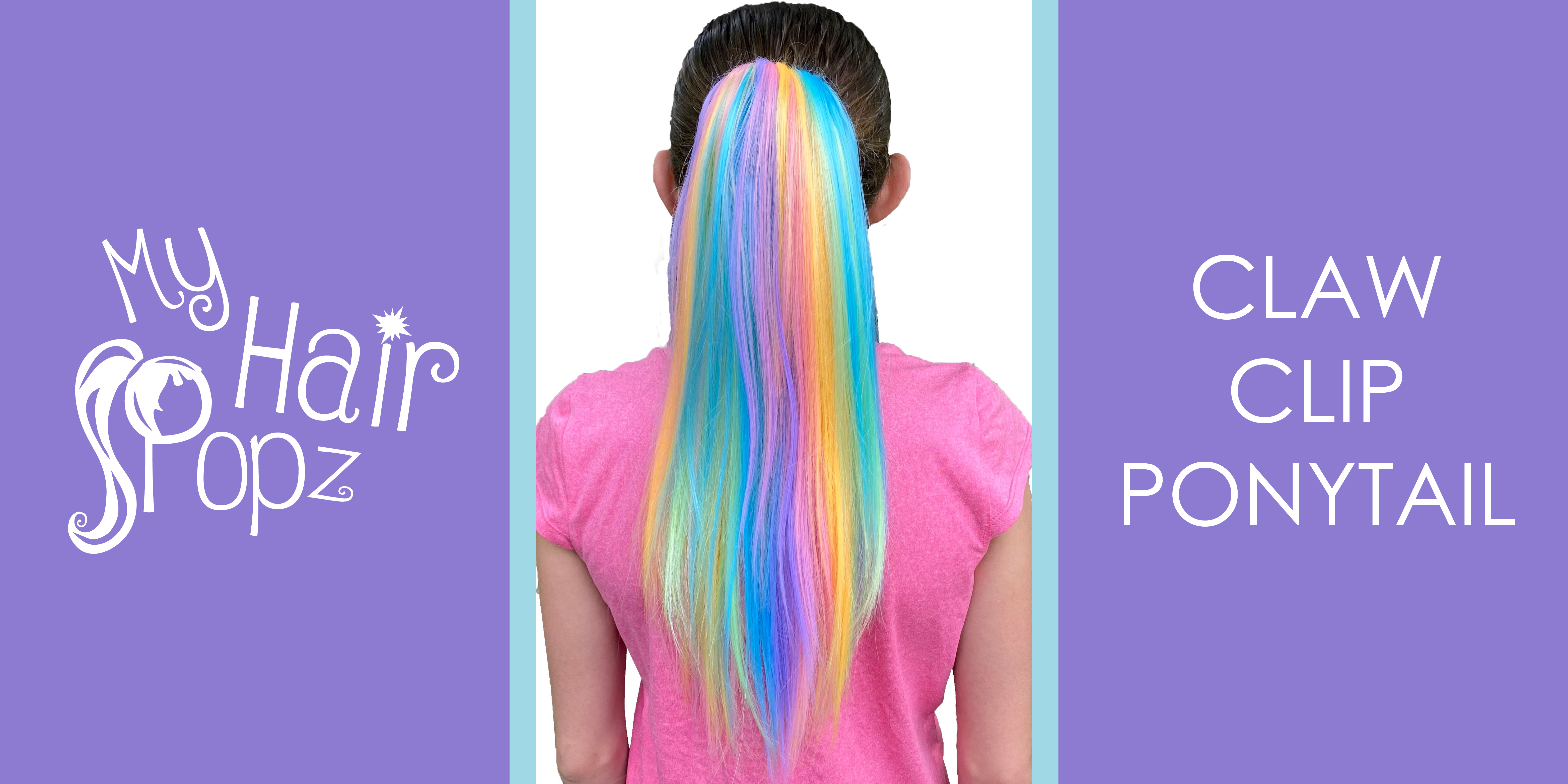 Amazon.com : My Hair Popz Deluxe Synthetic Fiber Ponytail