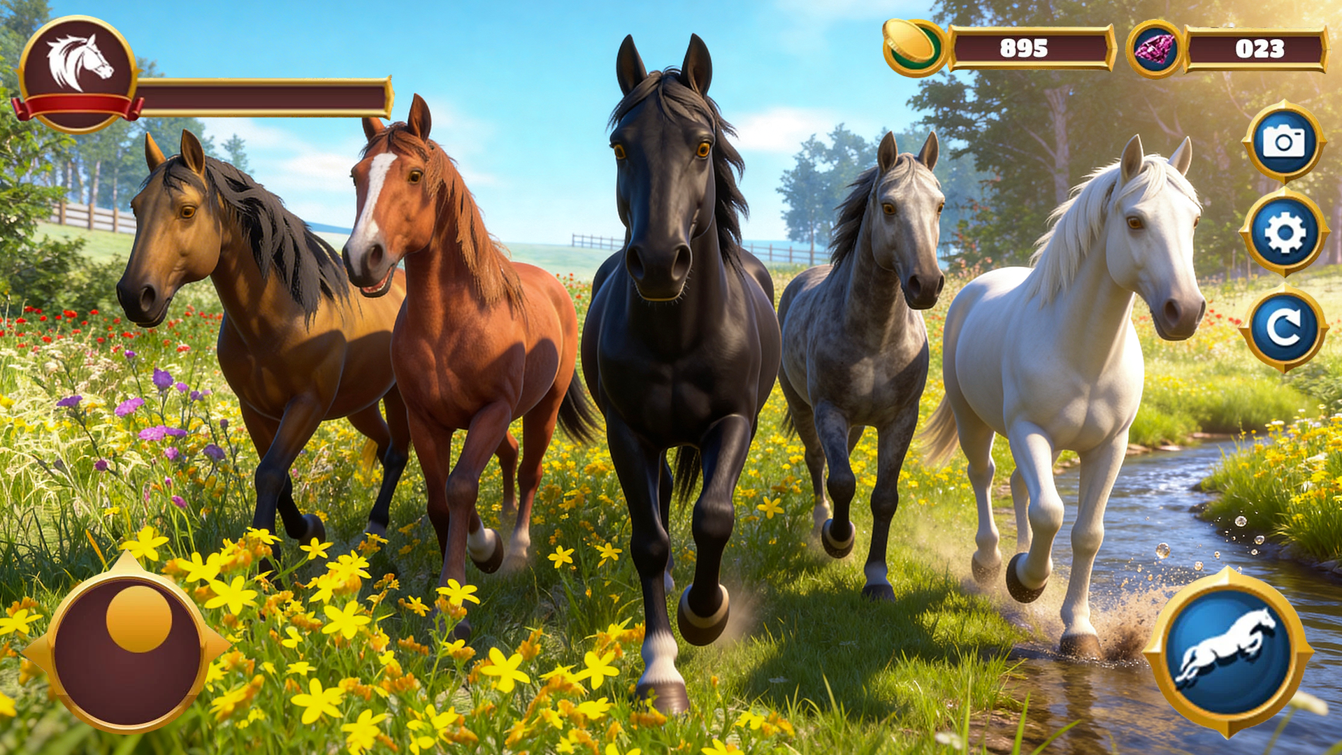 Virtual Horse Ranch Real Virtual Horse Family Simulator 3D: Wild Horse Life - App on Amazon ...