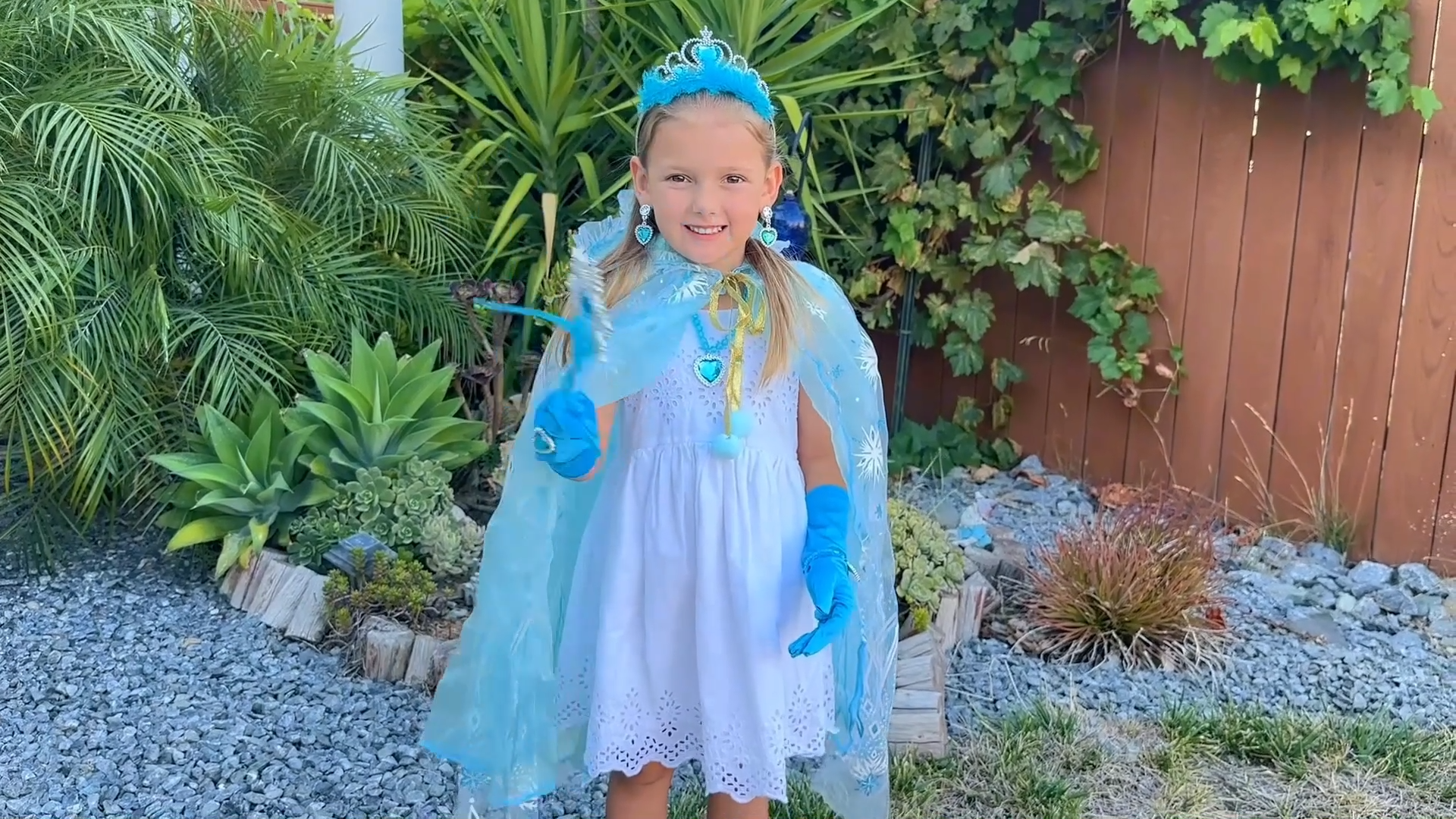 Disfraz Princesa para Niñas 3-6 años con Capa y Corona miniatura 7