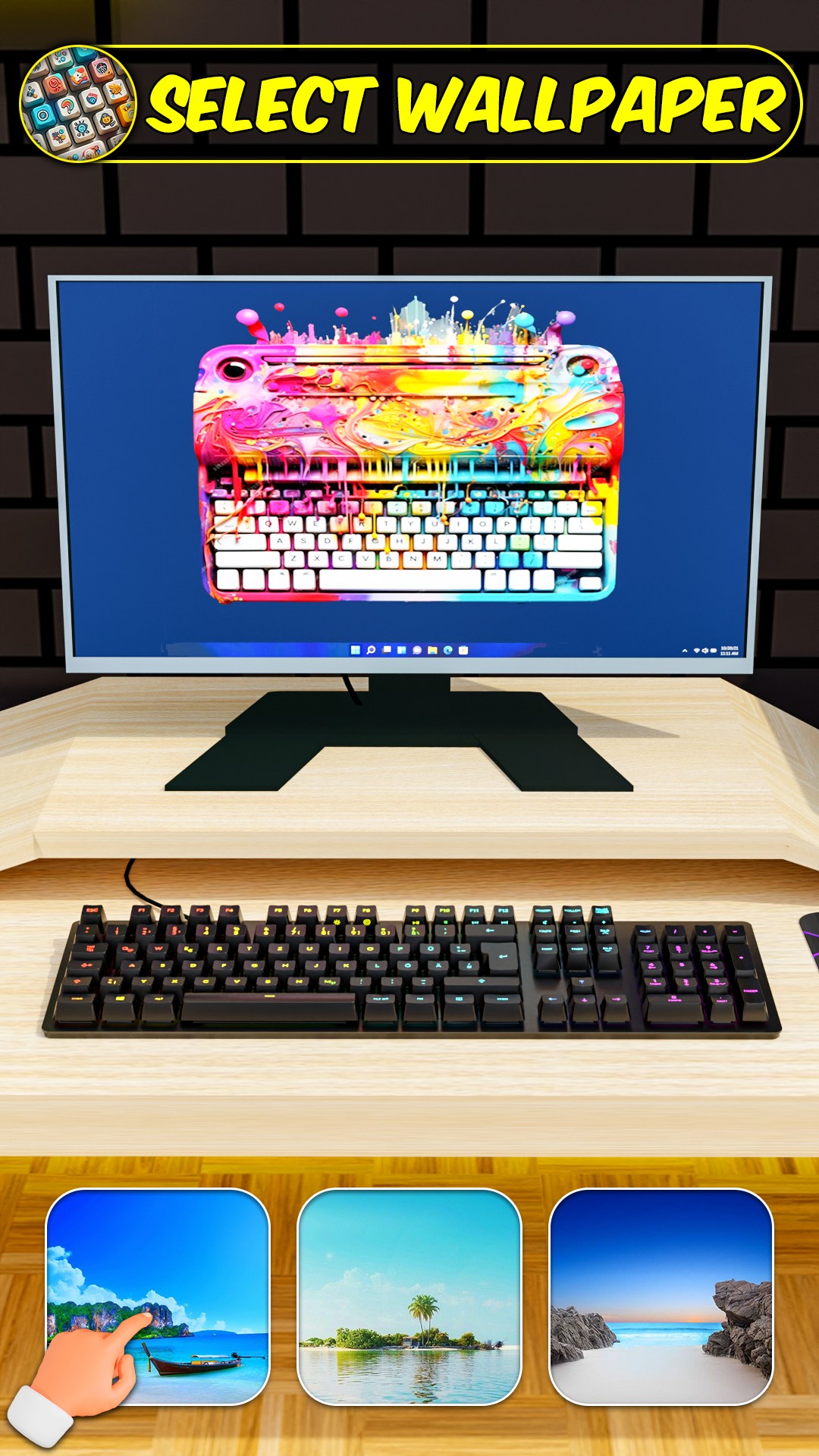 DIY Keyboard Art Game - make your own keyboard - App on Amazon Appstore