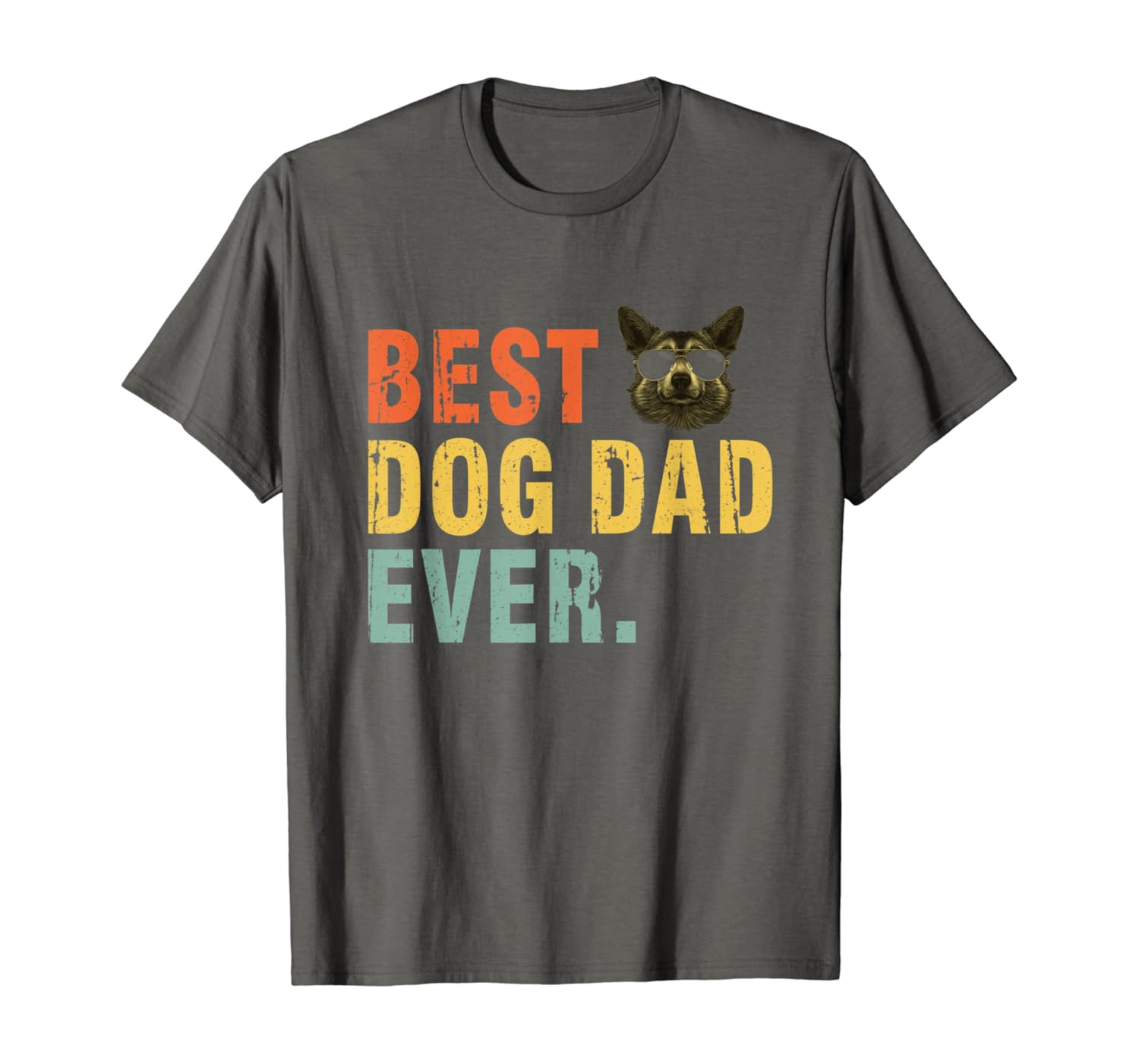 Amazon Com Vintage Best Dog Dad Ever T Shirt Pembroke Welsh Corgi