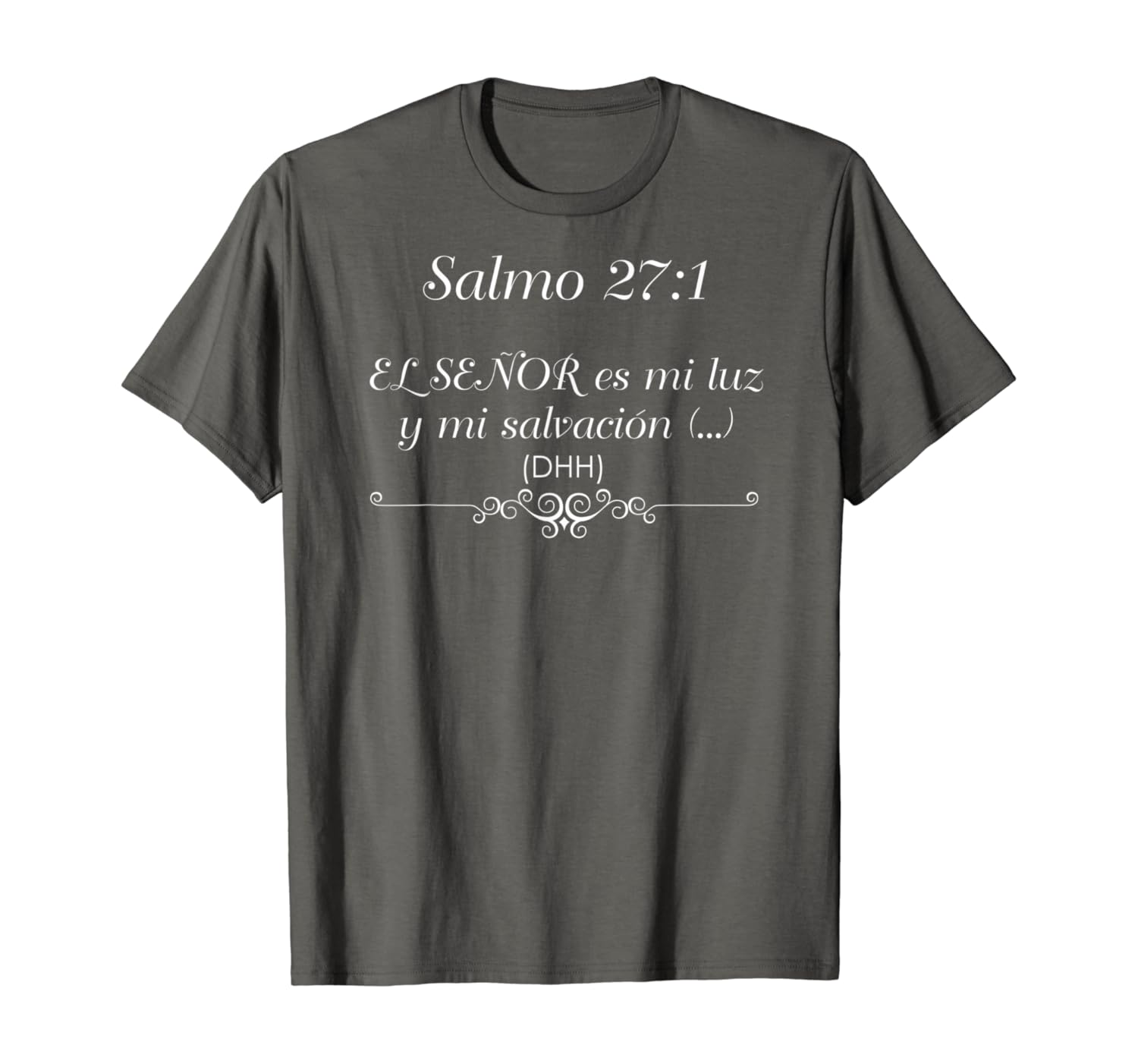Amazon Com El Senor Es Mi Luz Y Mi Salvacion Camisetas En Espanol Clothing el senor es mi luz y mi salvacion