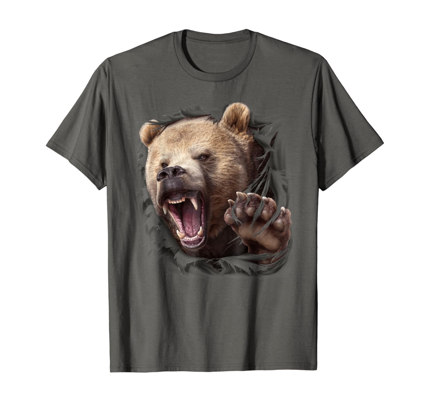 Amazon Com California Bear T Shirt Animal Shirt 3d Style Print Clothing