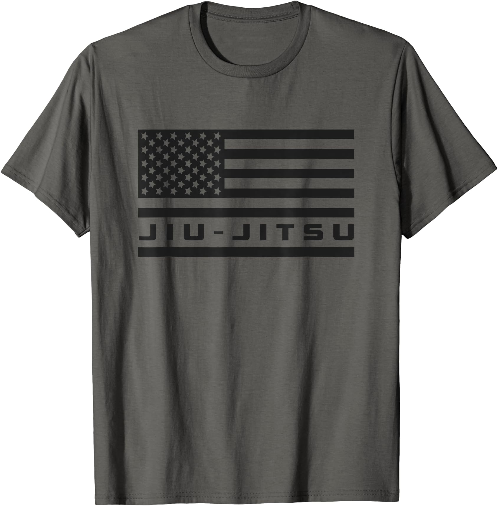 American Flag Jiu Jitsu T-Shirt Gracie JJG Men's Apparel