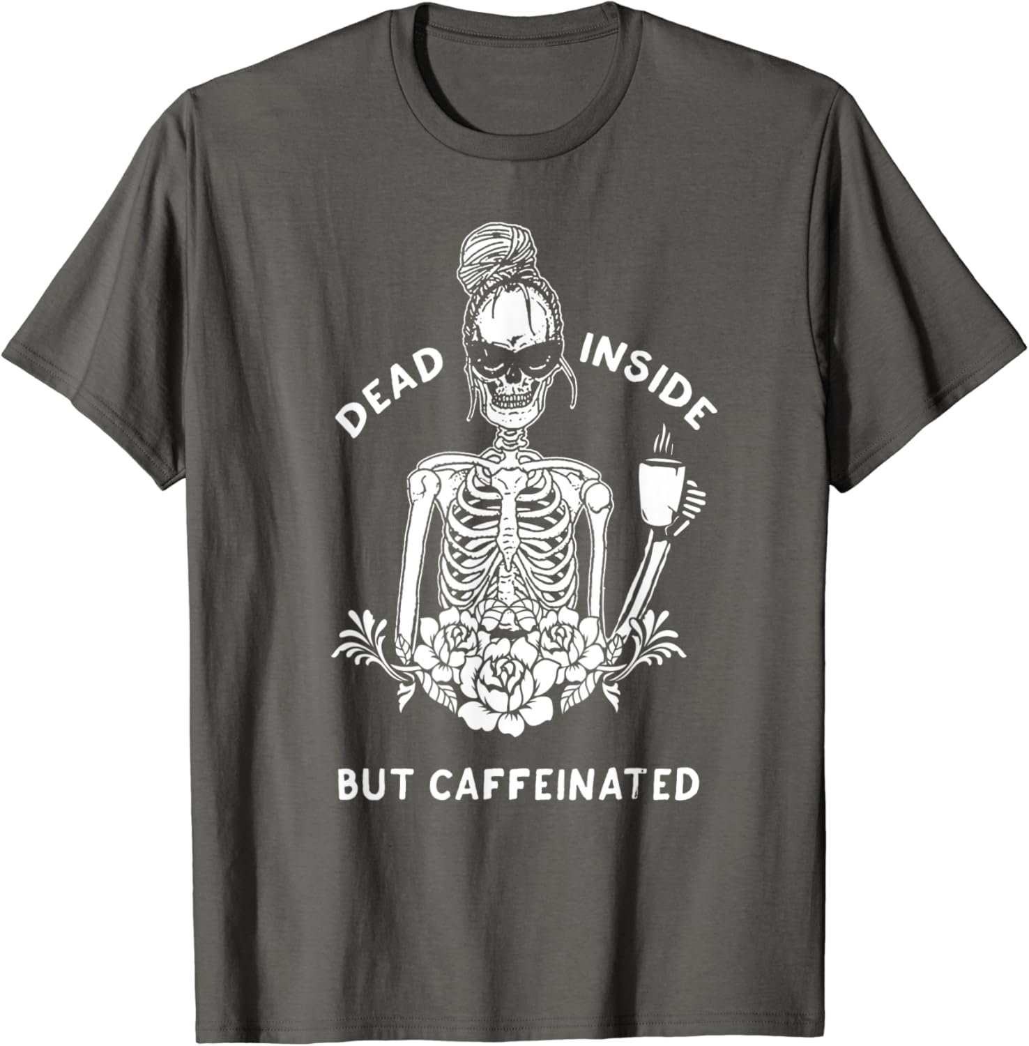 Dead inside but caffeinated shirt Clearance