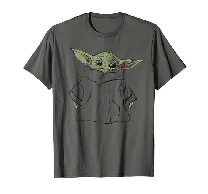 Baby Yoda Merchandise Offers 57 Star Wars The Mandalorian The Child Illustration T-Shirt