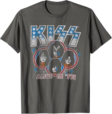 Kiss alive in 77 shirt Clearance