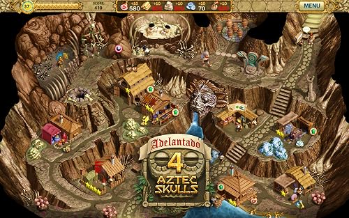 Adelantado. 4 Aztec Skulls #TOP5