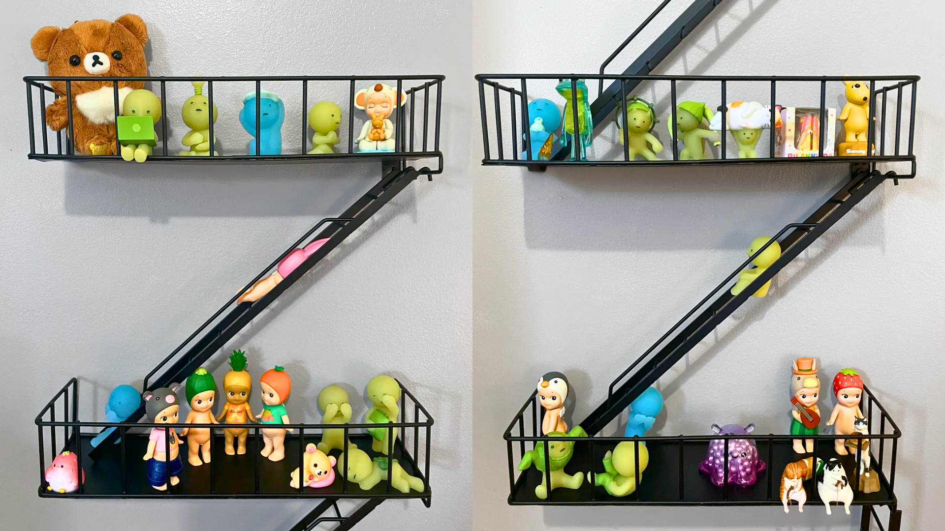 Amazon.com: KOTIJOKI 4 Tier Fire Escape Wall Shelf – New York