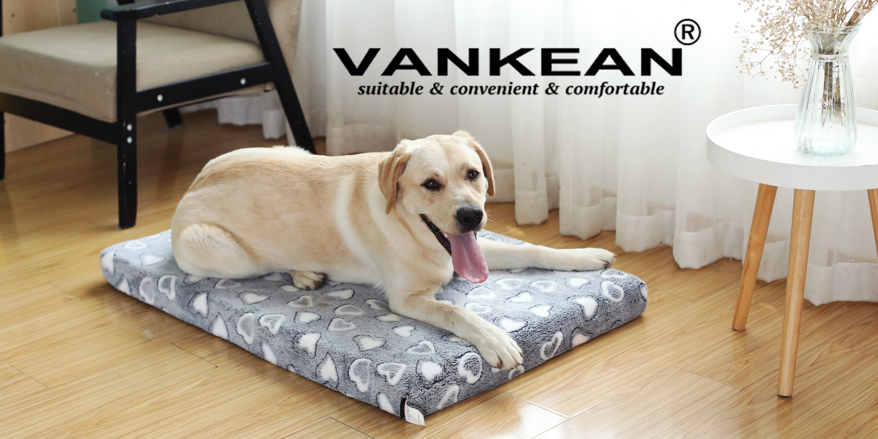 VANKEAN Dog Crate Mat Reversible Cool and Warm, Stylish Dog Bed for Crate with Waterproof Inner Linings and Removable… - Image 7