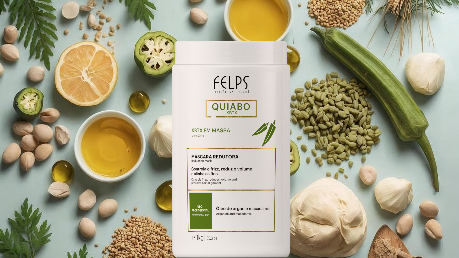 Feliola ホット&クールEMS フェイシャルデバイス Pro Max Amazon.com: Felps Okra Mass Argan & Macadamia Oil Volume Treatment