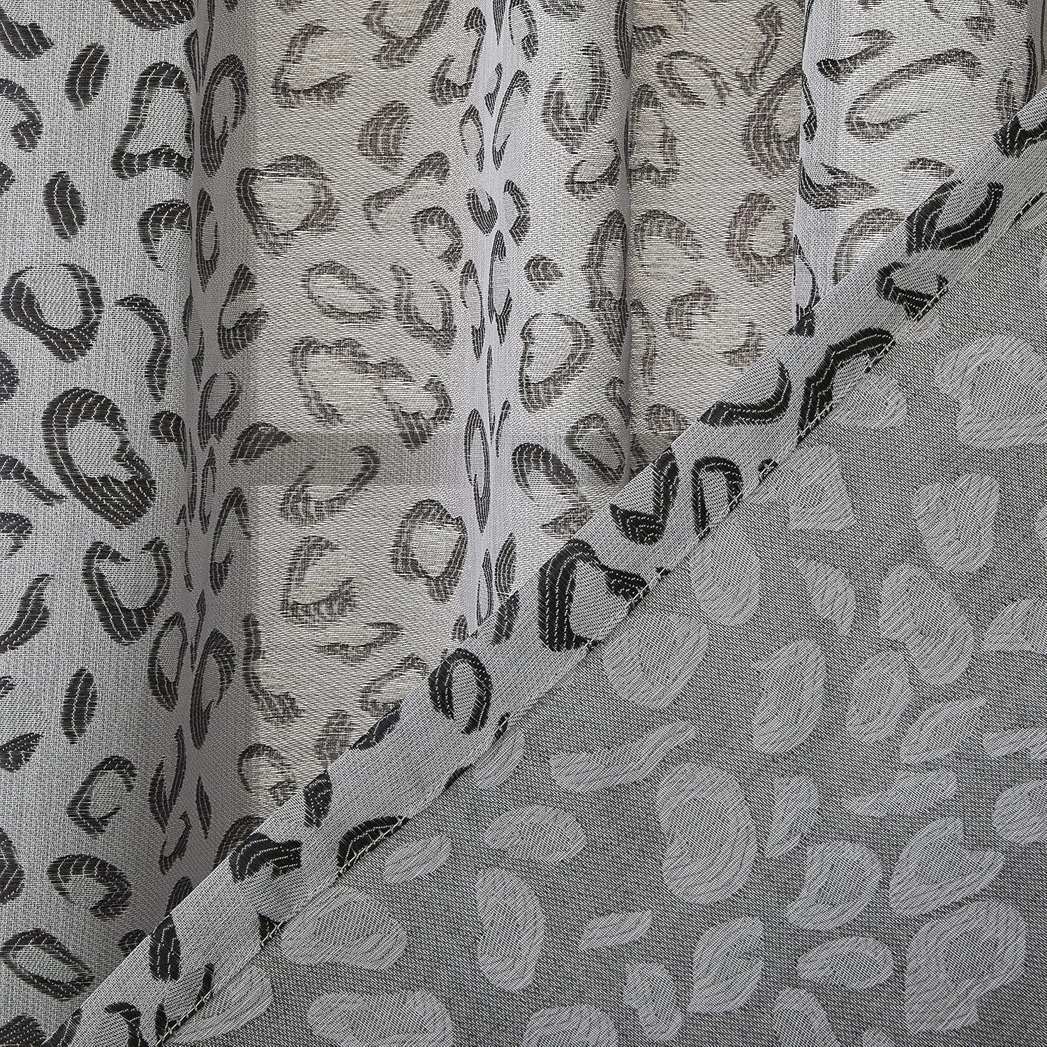 Charcoal Polyester Light-Filtering Rod Pocket Window Panel