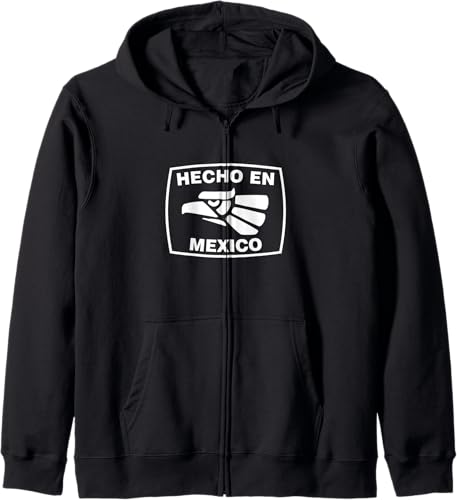 Hecho En Mexico Made In Mexico Vintage Fun T-Shirt Zip Hoodie