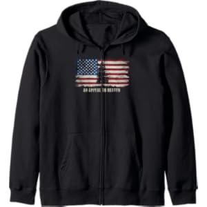 AN APPEAL TO HEAVEN FLAG PINE TREE FLAG ROUNDEL NEW ENGLAND Zip Hoodie