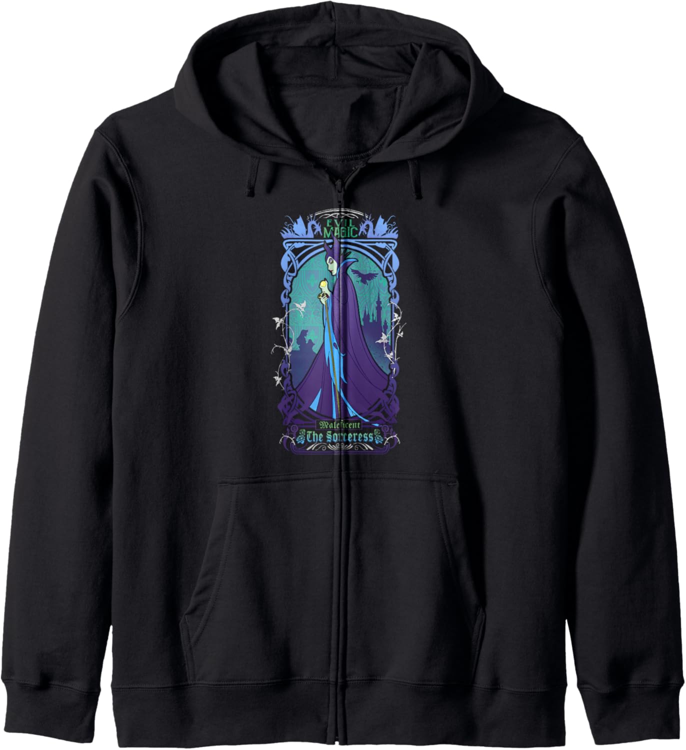 Disney Maleficent The Sorceress Deep Purple Sudadera con Capucha