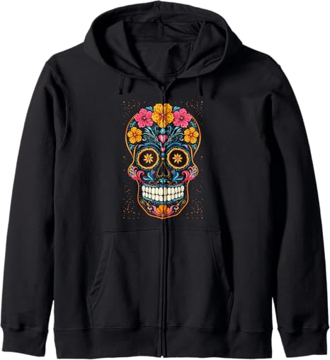 Halloween Sugar Skull Calavera Costume Tees Co