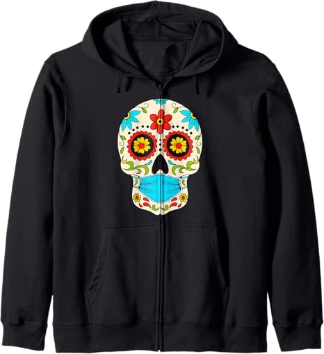 Dia De Los Muertos Shirts Sugar Skull Costume Mask
