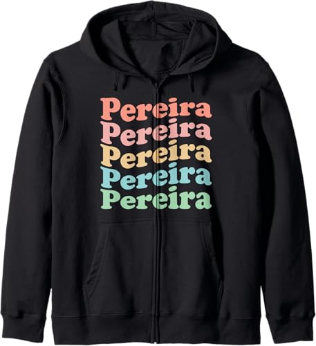Vintage 70s Colombia Hippie City - Retro Pereira Zip Hoodie
