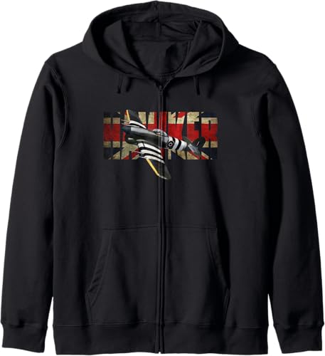 RAF Hawker Typhoon WW2 Fighter Aircraft Zip Hoodie
