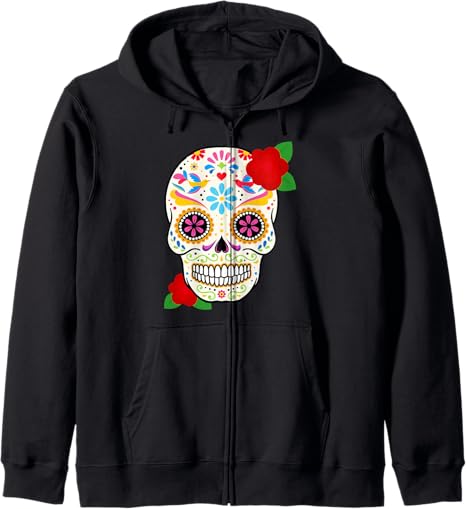 Dia De Los Muertos Skeleton Sugar Skull Mexican