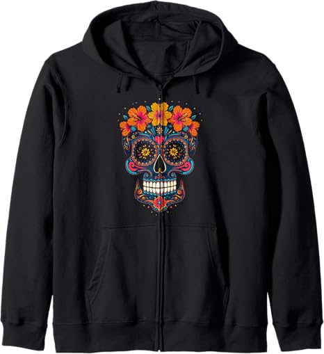 Halloween Sugar Skull Calavera Costume Tees