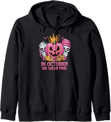 Breast Cancer Awareness Sugar Skull Halloween