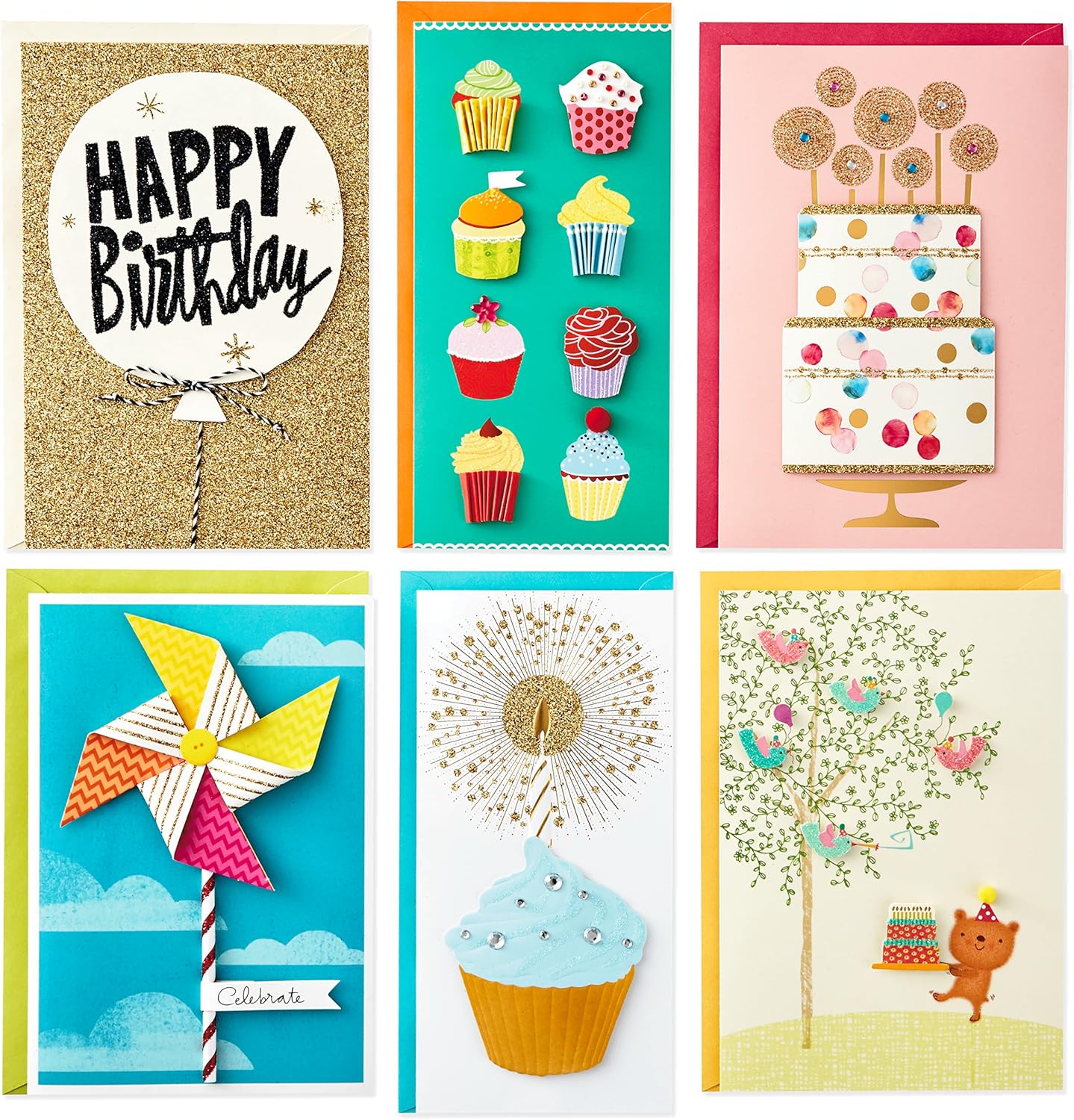 Hallmark All Occasion Handmade Boxed Set of Assorted Greeting Cards with Card Organizer (Pack of 24)—Birthday, Baby, Wedding, Sympathy, Thinking of You, Thank You, Blank - Image 4