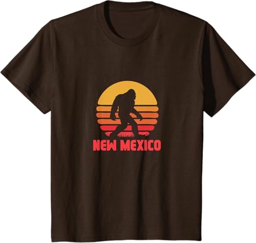 Miniatura 8 de Bigfoot New Mexico State Sasquatch Yeti Urban Legend Retro T-Shirt Black,Asphalt Grey,White,Silver Grey,Brown,Olive Green,Lemon Yellow,Dark Heather