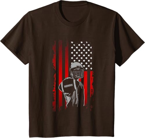 Miniatura 41 de American Football T-Shirt Black,Navy Blue,Asphalt Grey,Baby Blue,Grass Green,Dark Green,Brown,Olive Green,Lemon Yellow,Dark Heather Grey,Heather