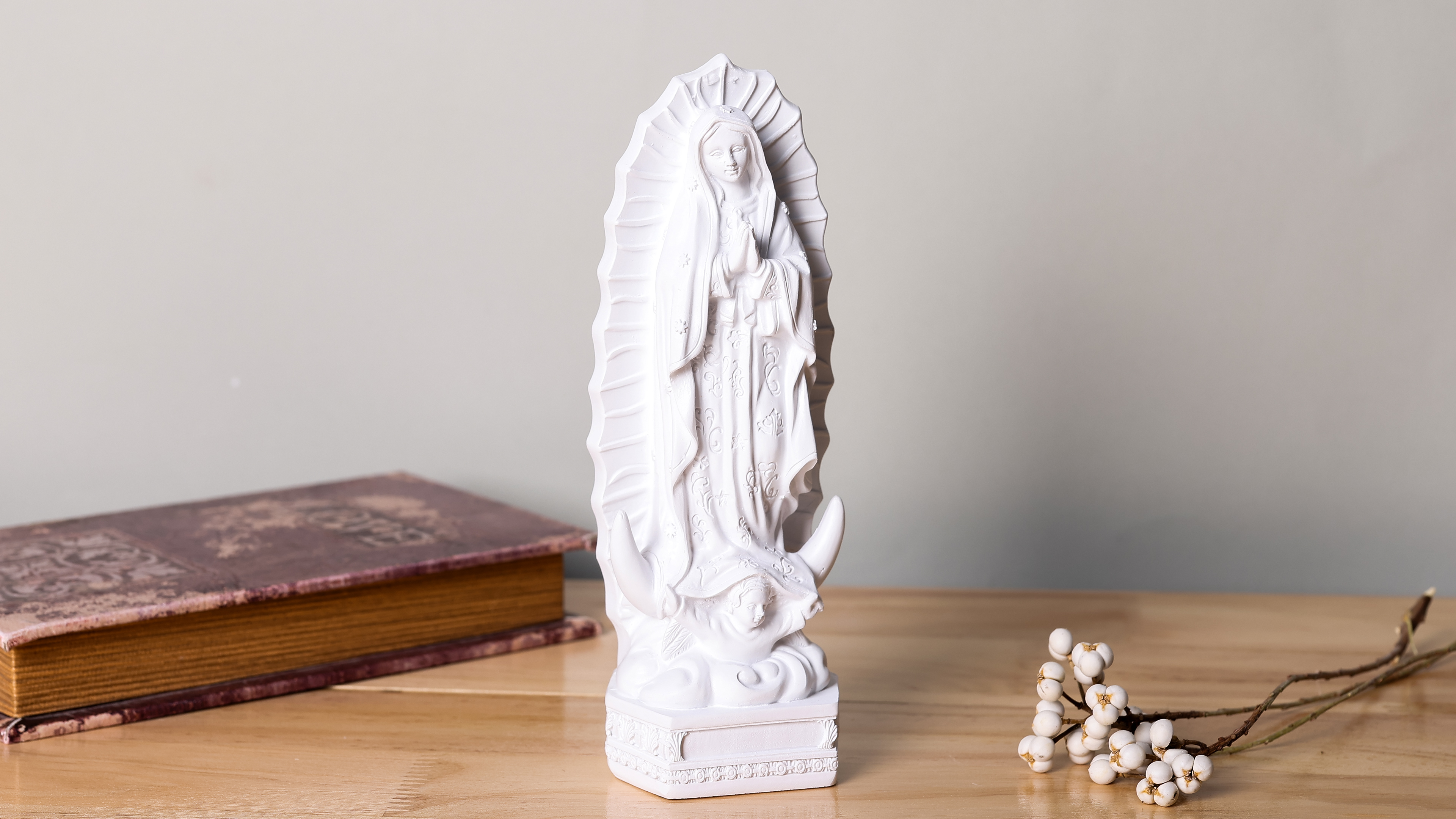 BC Statue Our Lady Of Guadalupe – 17,8 Cm, Handbemalt – Religiöse Figur Aus Harz, Geschenk Für Mutter