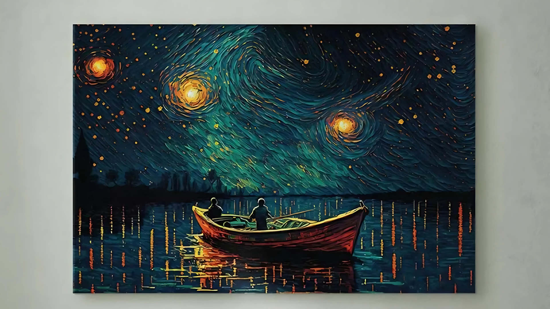 Murando Sommerlandschaft Leinwandbild 120x80 Cm - HandArt Mit Acrylgel Struktur