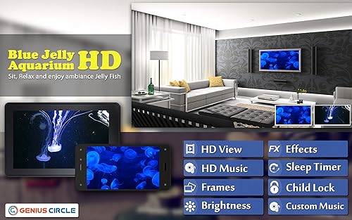 Blue Jelly Aquarium HD grátis - aproveite as belas medusas em sua TV HDR 4K, TV 8K e dispositivos de