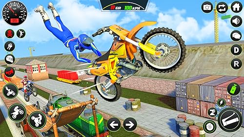 Jogos de motocross Race Dirt Bike - Jogos de motocicleta offroad Xtreme Stunt Racing Stunt