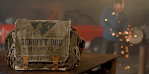 Amazon | SCRUFFY DOG クロスボディ ヴィンテージ風 A4 メッセンジャー