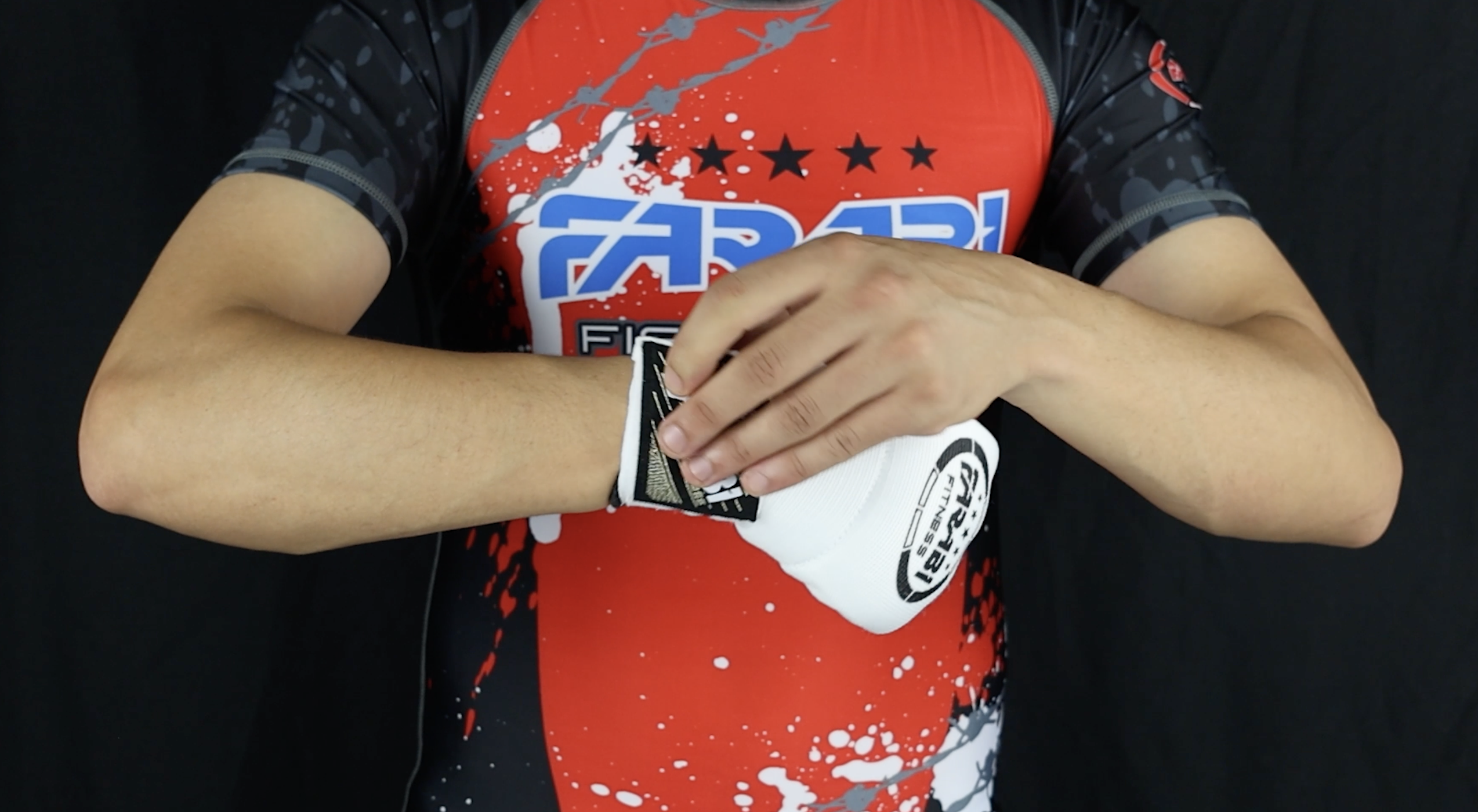 AQF Fasce da Boxe Guanti Interni - 4m Elasticizzate con Passante per il Pollice Fasce per Pugni - Protezione per Allenamento Mani Muay Thai Guanti per Boxe, MMA Kickboxing Arti Marziali, Sport