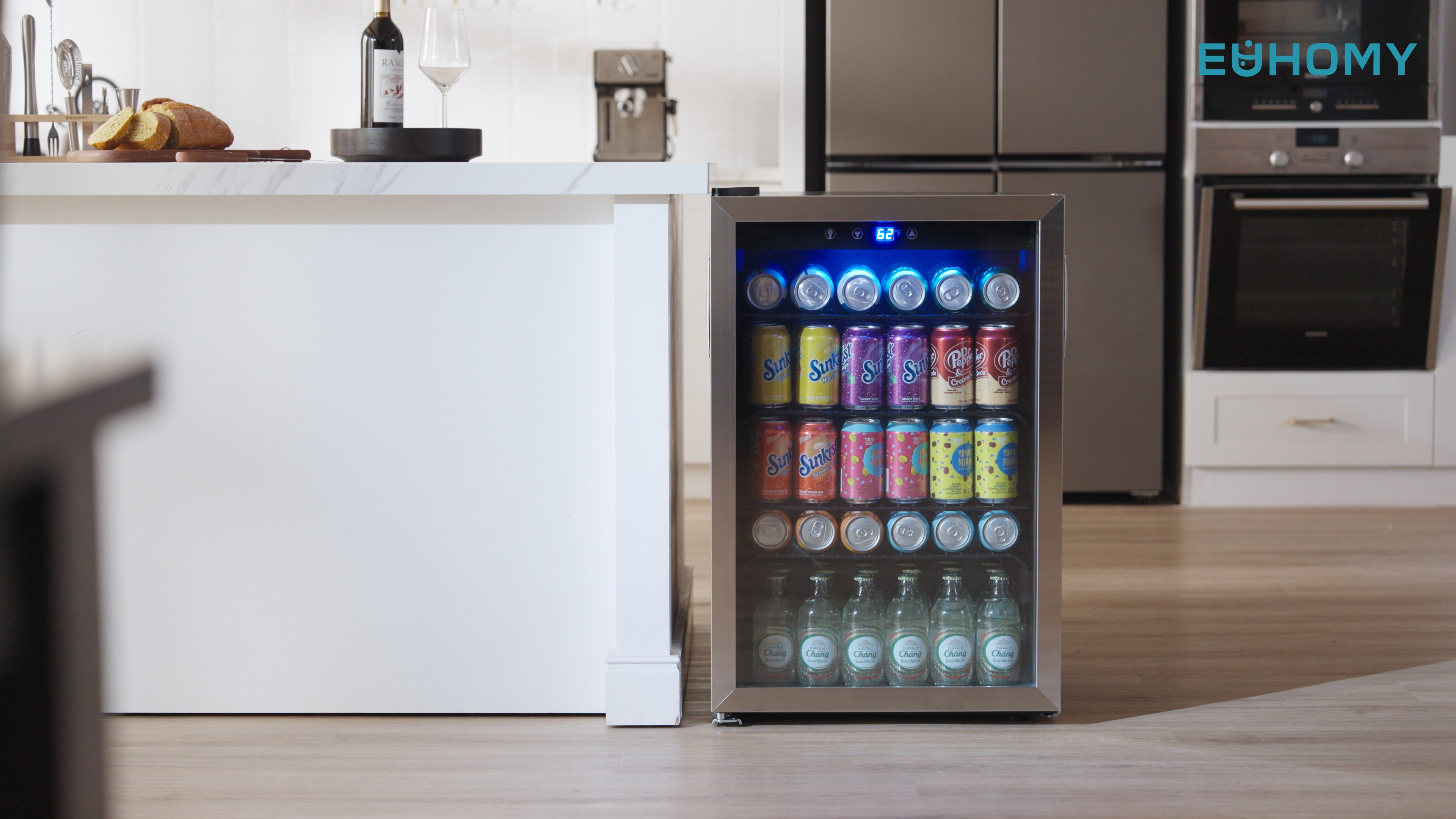 RU-♡ Amazon.com: EUHOMY 4.5 Cu.ft Beverage Refrigerator and