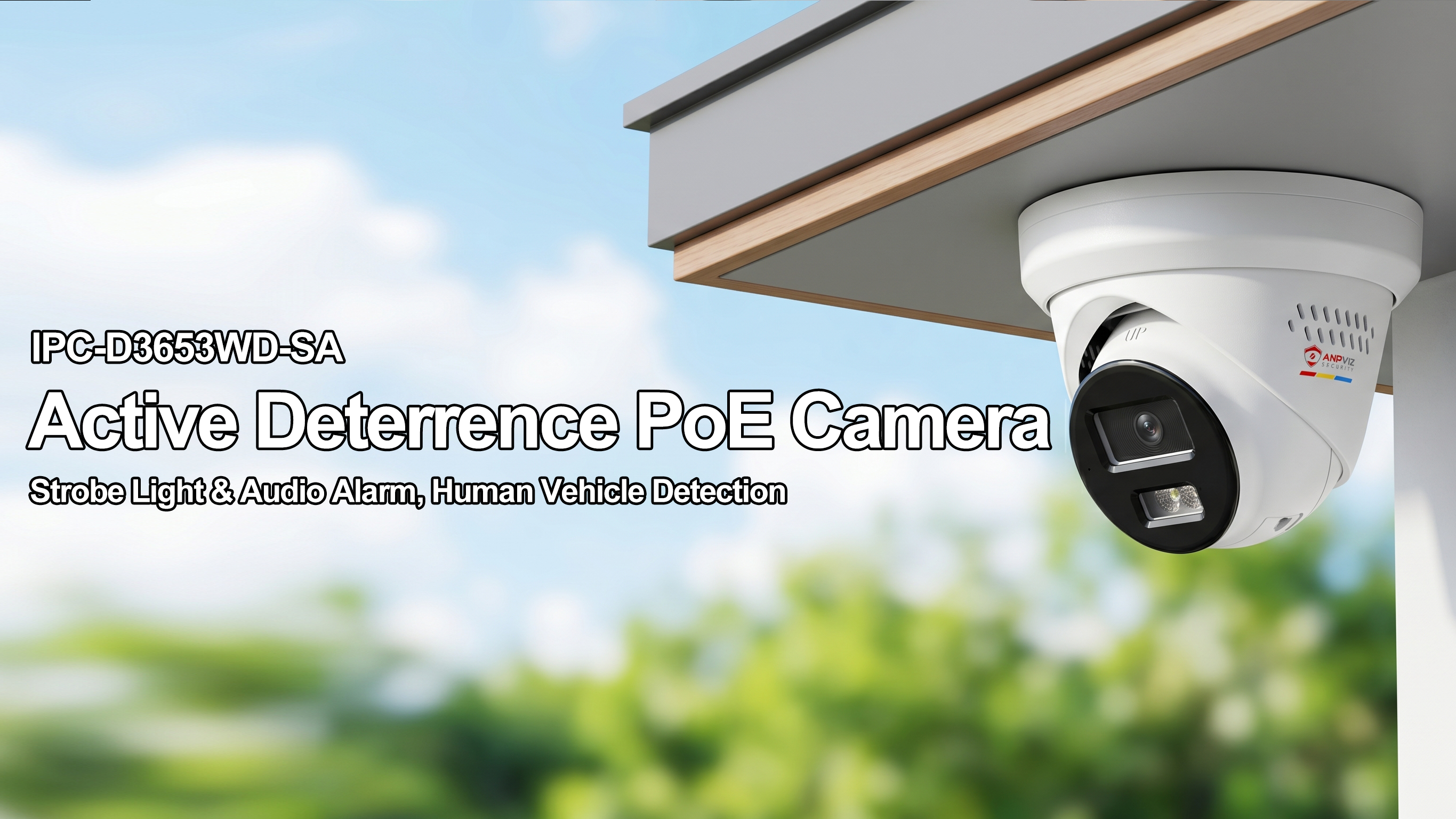 Amazon.com : Anpviz 5MP PoE IP Active Deterrence Camera, Wired