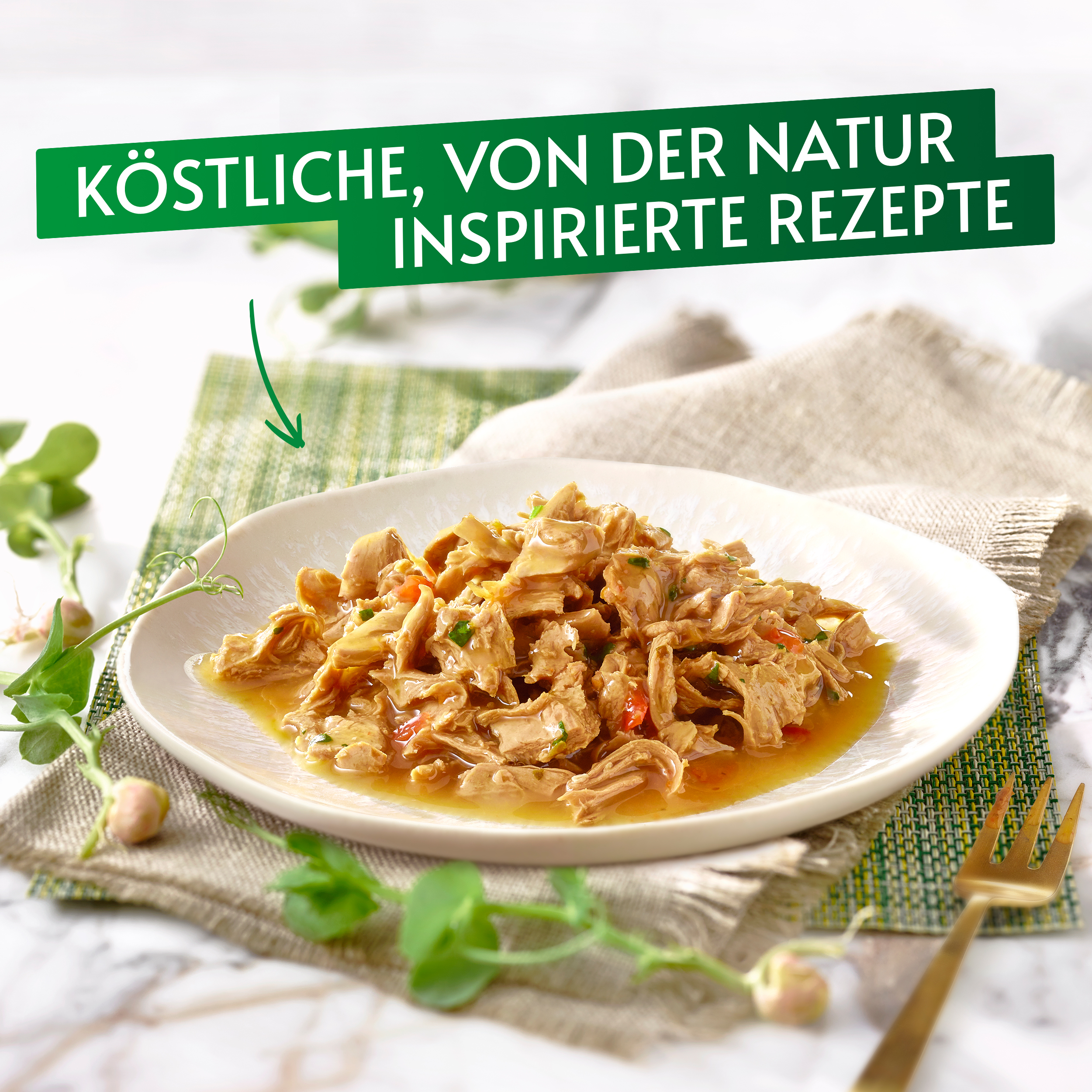 PURINA GOURMET Nature's Creation cibo umido per gatti in gelatina naturale, pollo, confezione da 12 (12 x 85 g)
