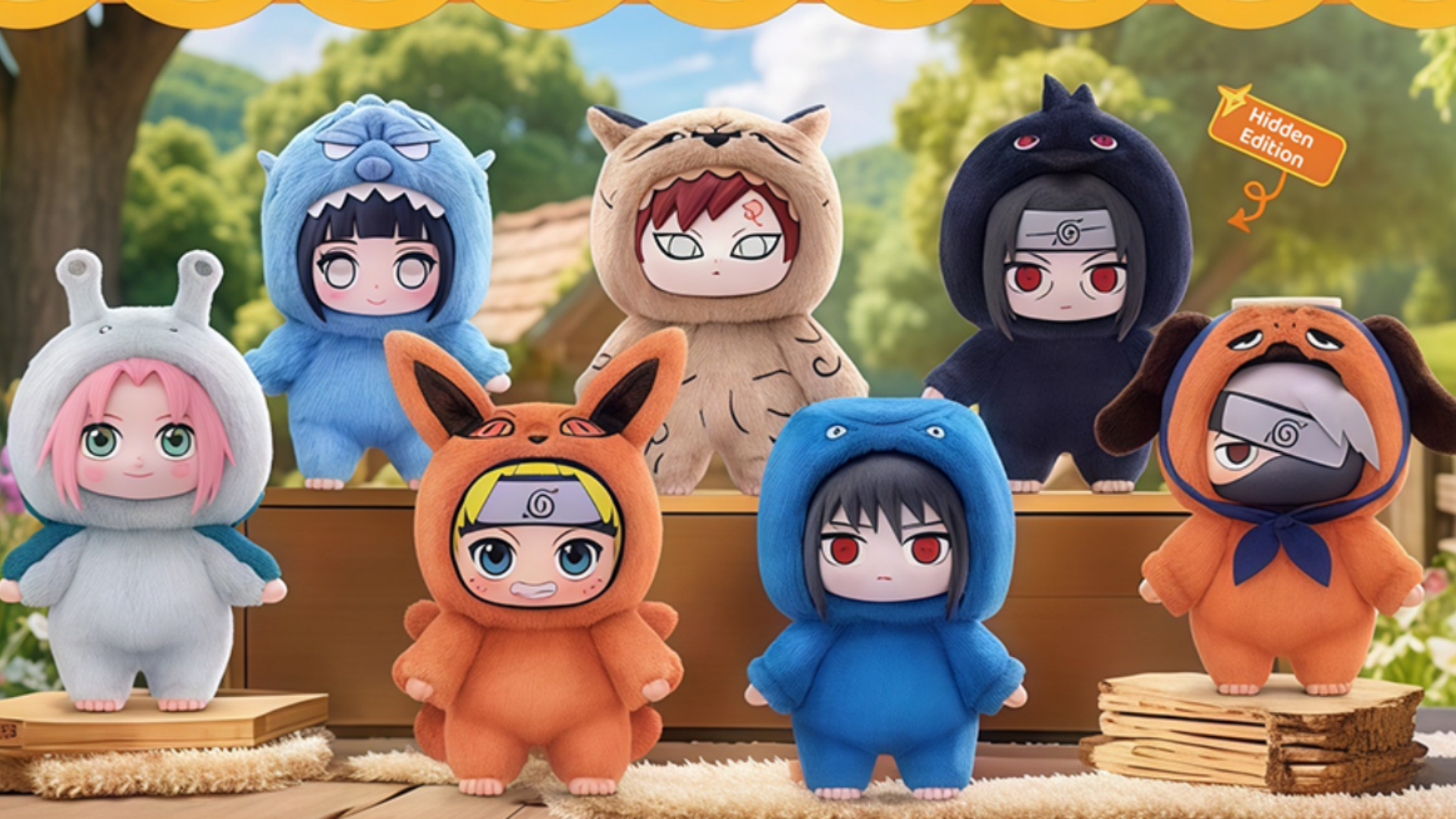 Amazon.com: MINISO Naruto Shippuden Cute Beast Party Series Blind