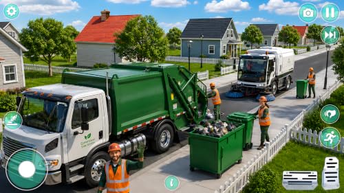 Simulateur de camion-poubelle américain : conduite en monde ouvert, jeux de conduite de camions-poubelles en 2026 – vue 4