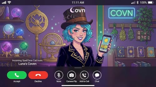 Witch Fake Video Call - Scary Prank Call App, Spooky Witch Audio Simulation & Magic Caller ID for Halloween Fun – vue 3