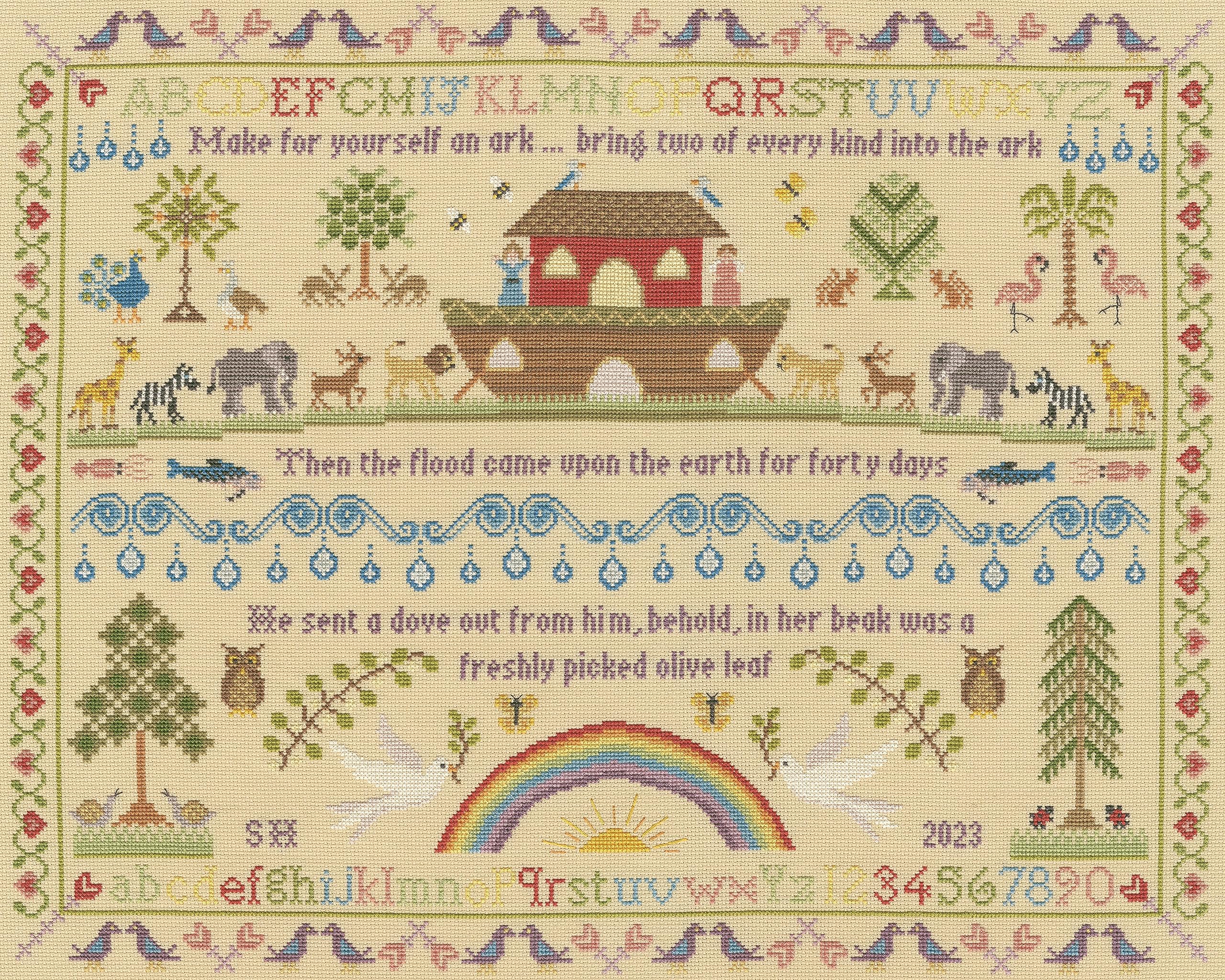 Heirloom Noah's Ark Cross Stitch Kit - Bothy Threads