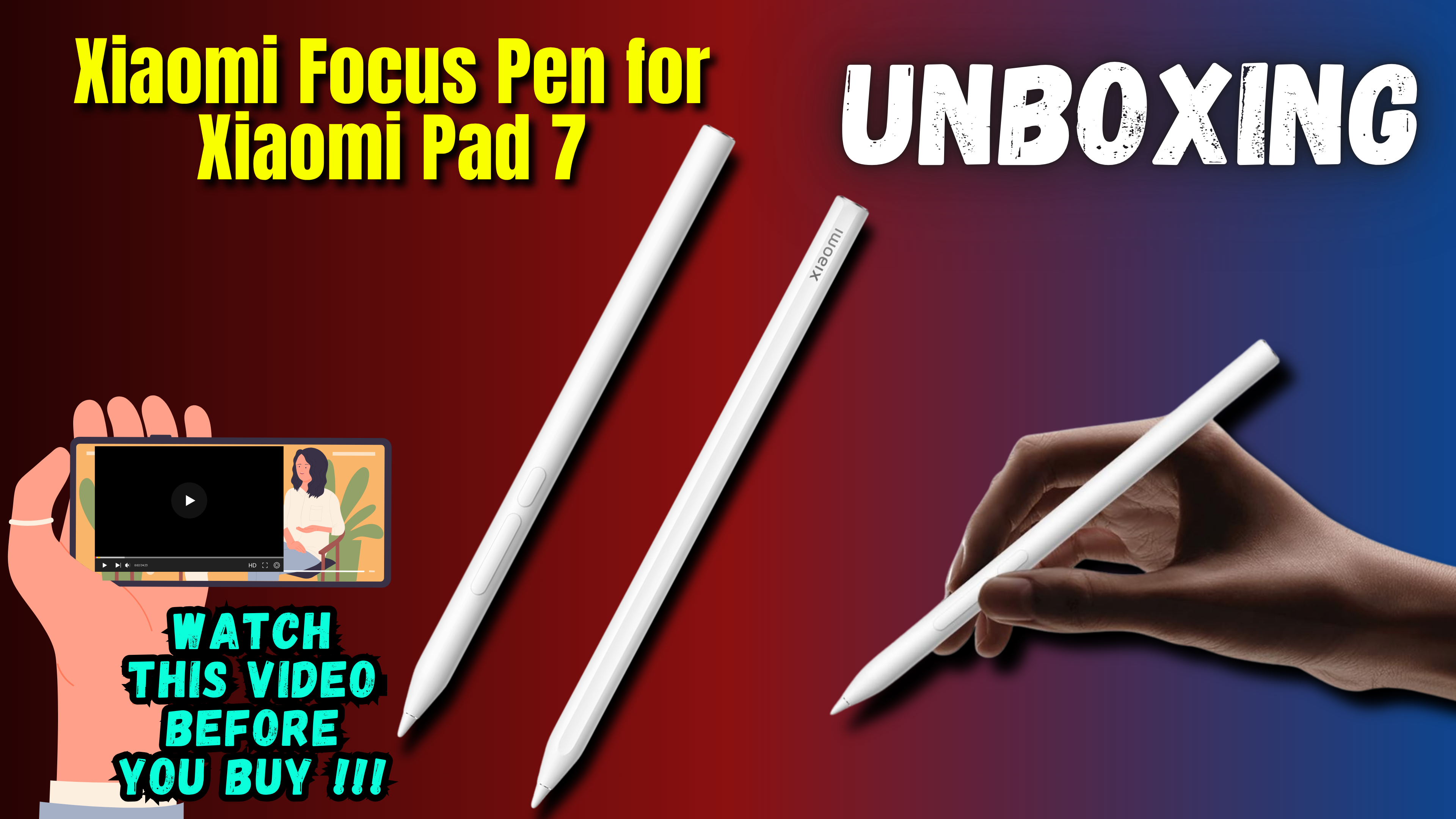 Watch Xiaomi Focus Pen for Xiaomi Pad 7 on Amazon Live