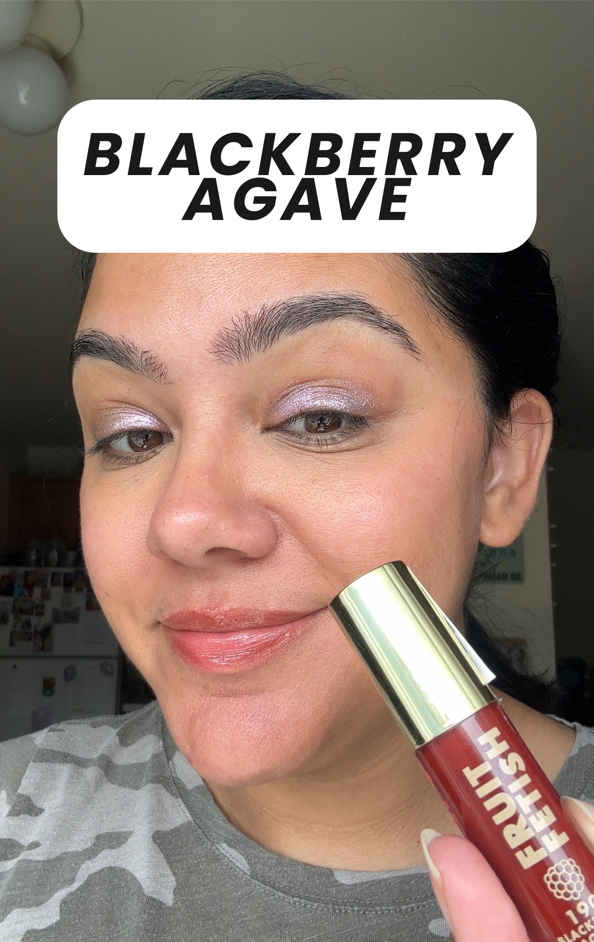 Watch Blackberry Agave Swatch - Milani Fruit Fetish Lip Oils on Amazon Live