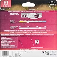Vista 2 de Philips Automotive Lighting H1 VisionPlus Deluxe - Bombilla de repuesto para faros delanteros, se adapta a posiciones seleccionadas de luz alta