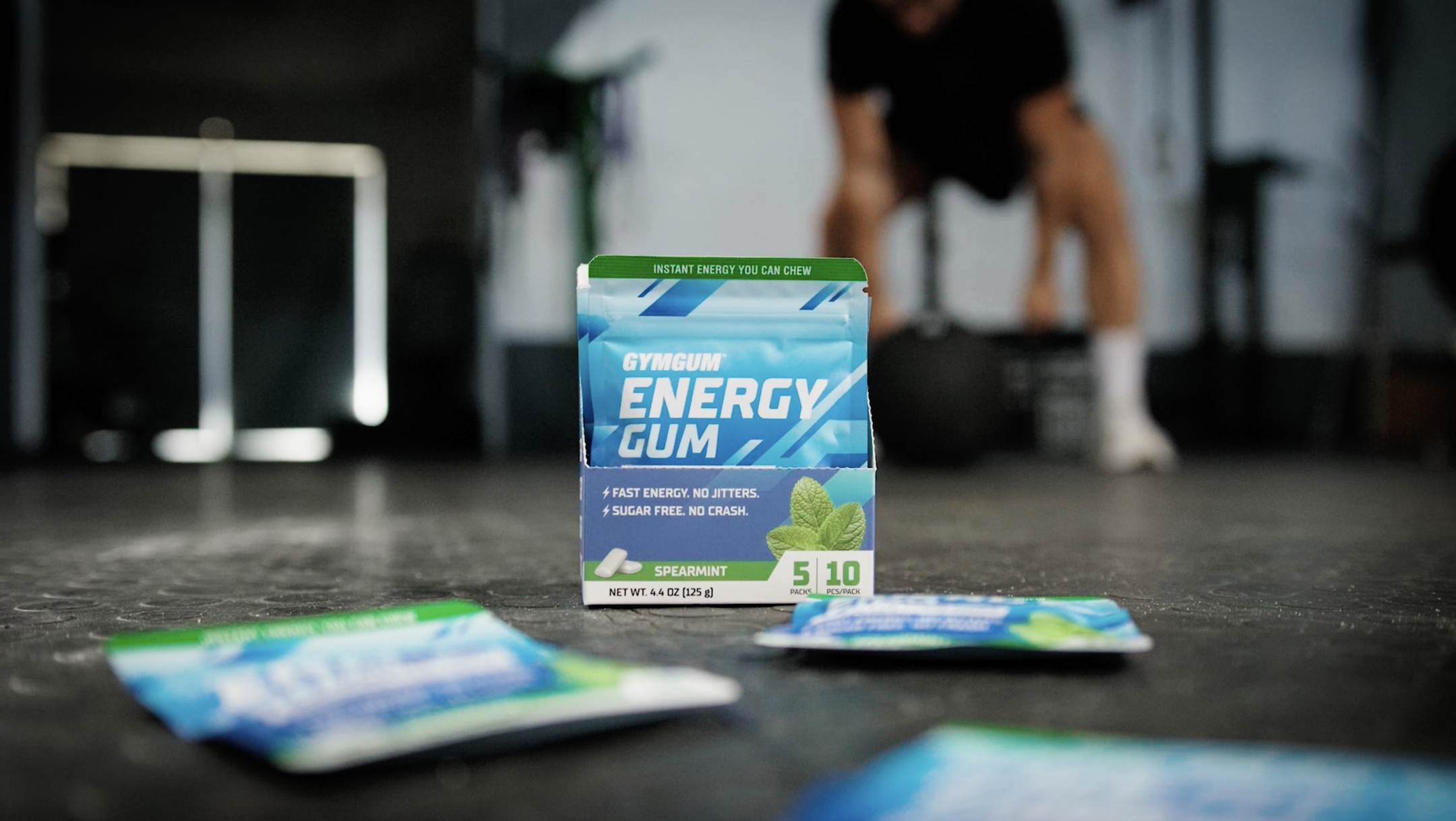 Amazon.com: GYMGUM Energy Caffeine Gum | 50mg Caffeine | Sugar