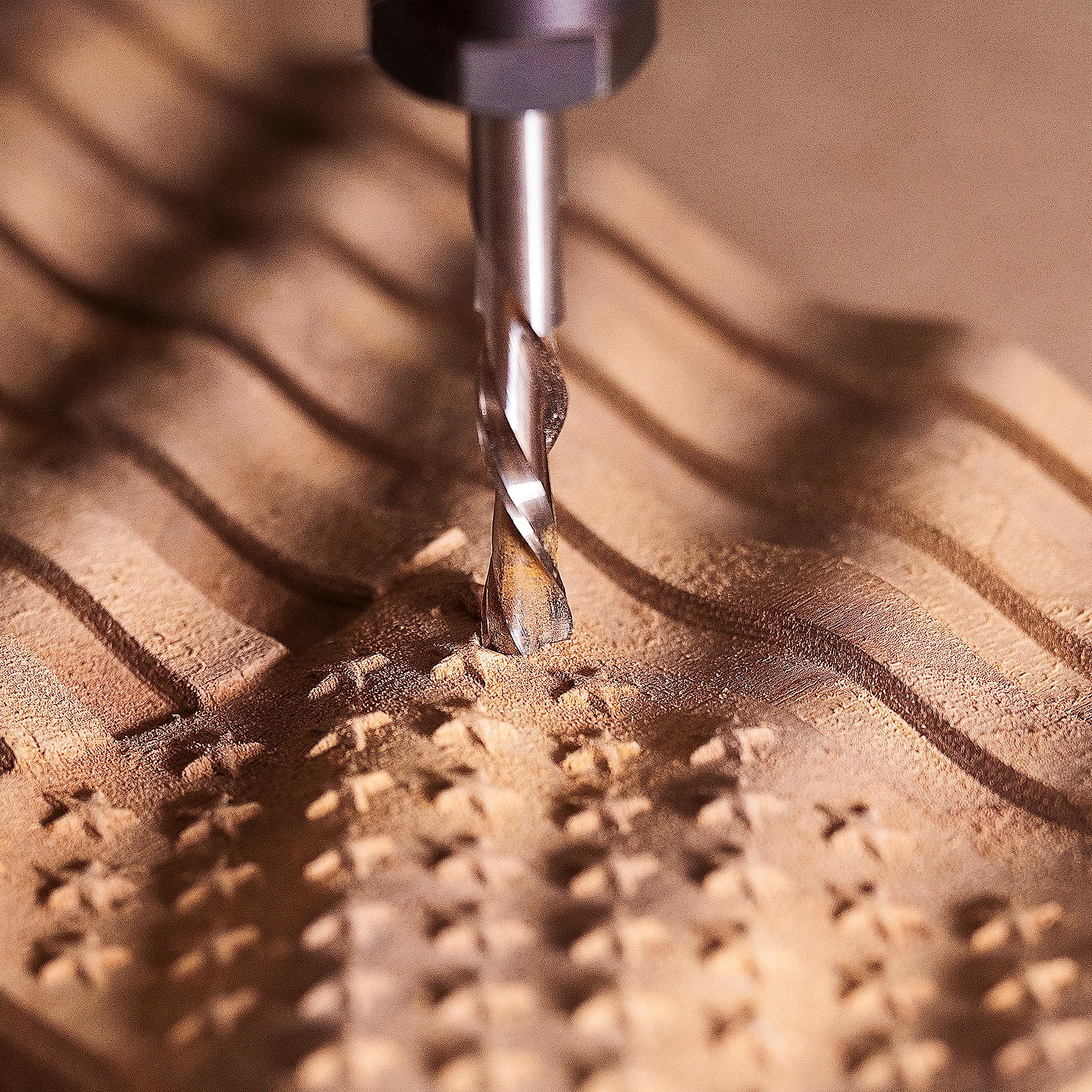 Fresa Legno SpeTool 6mm - DownCut Spirale, Metallo Duro CNC