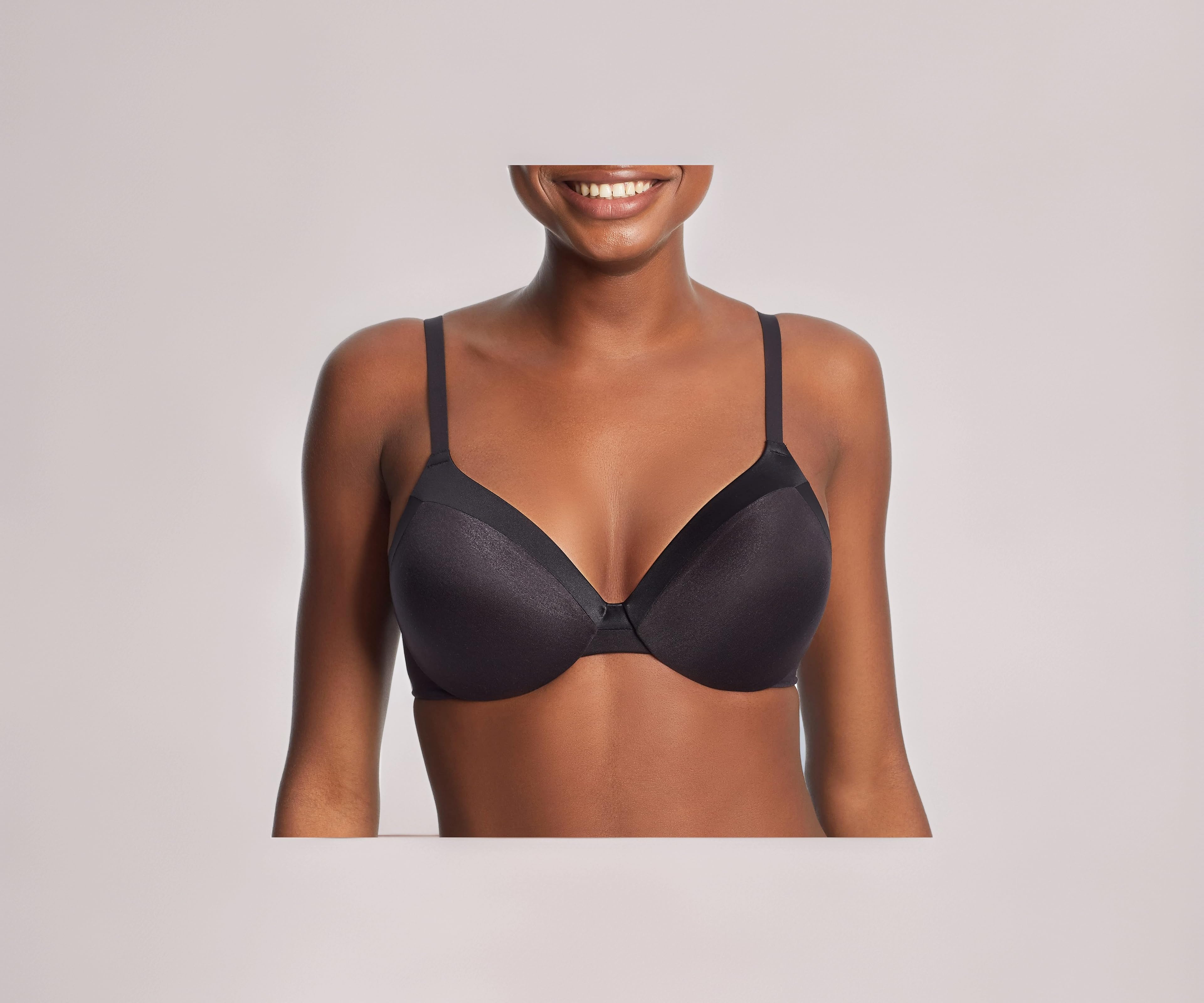 Womens Comfort Devotion - Extra Coverage Bra, Black,36B