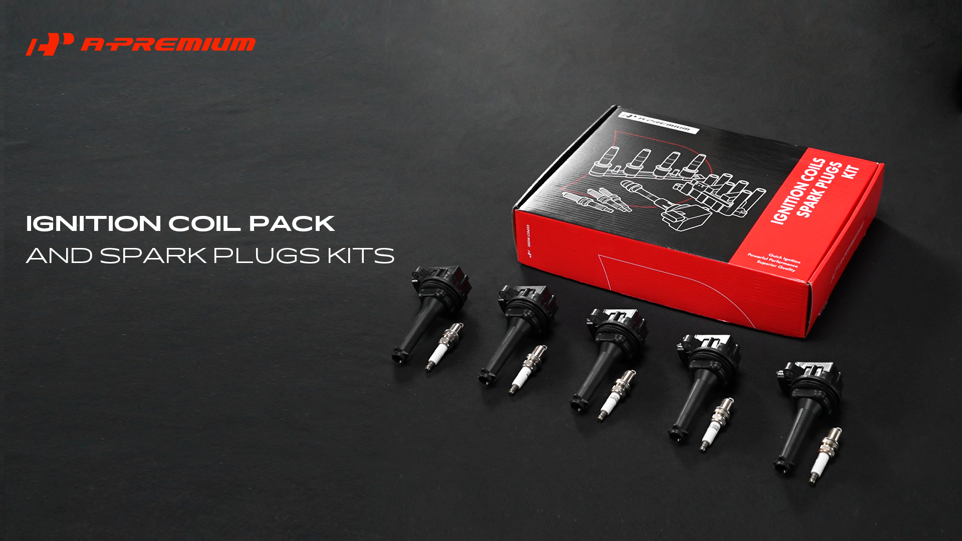 Amazon.com: A-Premium Set of 5 Ignition Coil Pack and Iridium