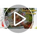 iBorn 2026 New Window Bird Feeders for Outdoors Wind-Proof Tray Lock,Cardinal Bird Feeder with Strong Suction Cups for Window Birds Watching, Chewproof PC, for Parent &Child